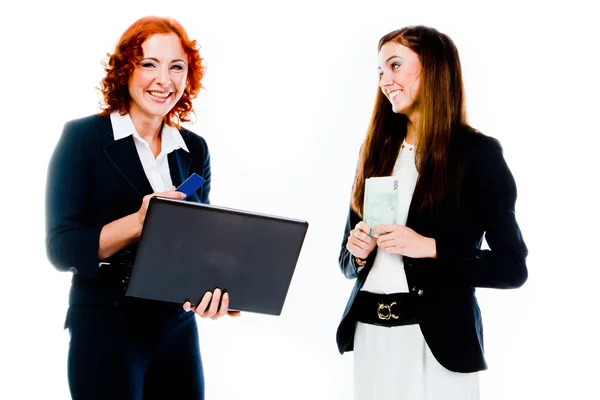 Two business women — Stock Photo, Image