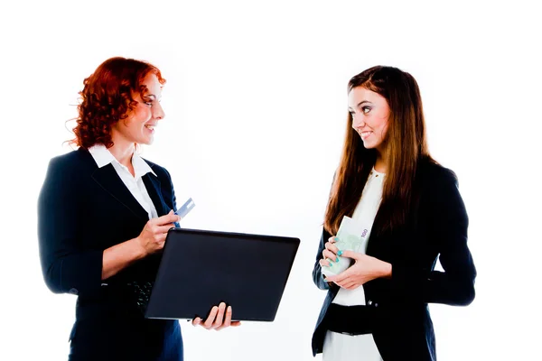 Zwei Geschäftsfrauen — Stockfoto