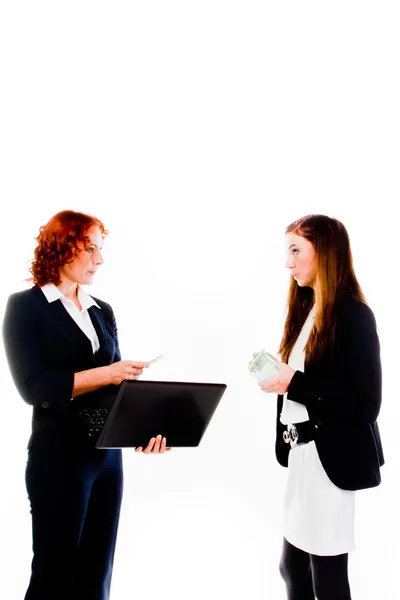 Zwei Geschäftsfrauen — Stockfoto