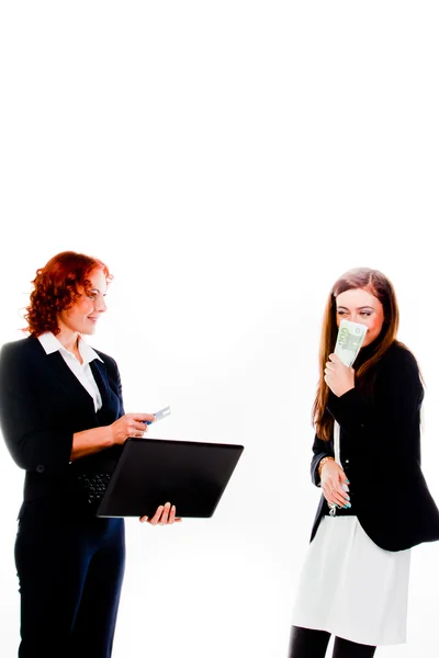 Two business women — Stock Photo, Image