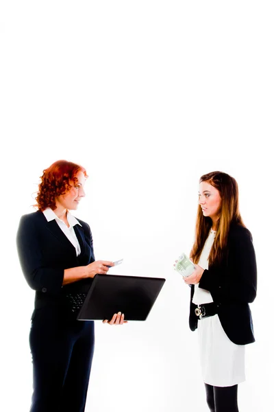 Two business women — Stock Photo, Image