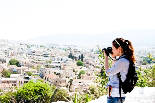 女人旅游 — 图库照片