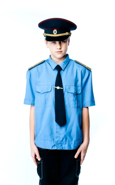Boy cop — Stock Photo, Image