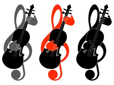 tiz nota anahtarı ve keman