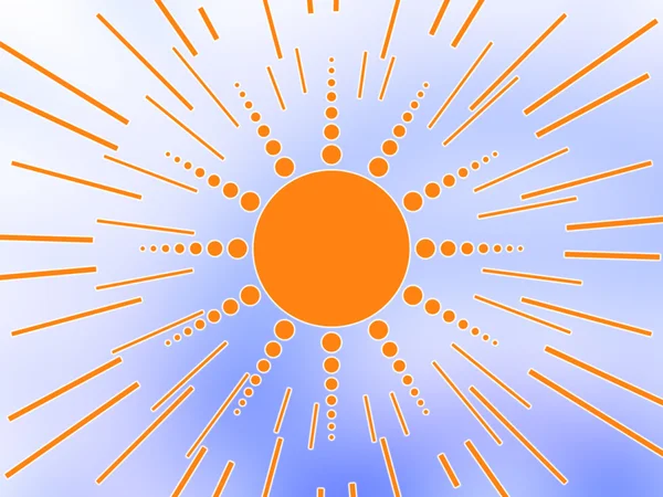태양의 상징 — 스톡 사진