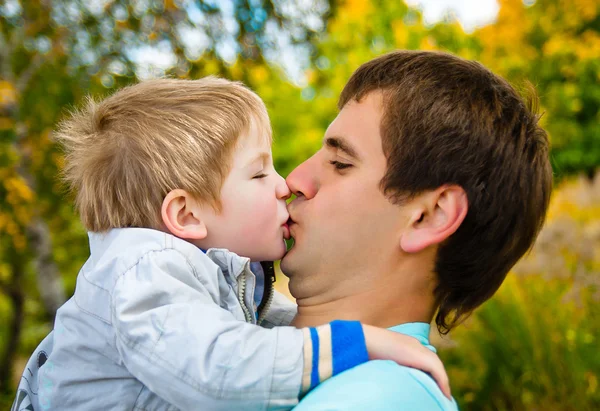 Dad and son — Stock Photo, Image