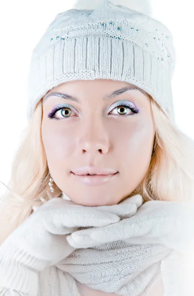 Portrait of a beautiful young girl — Stock Photo, Image