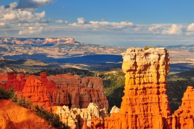 bryce canyon Hudu kaya oluşumu.