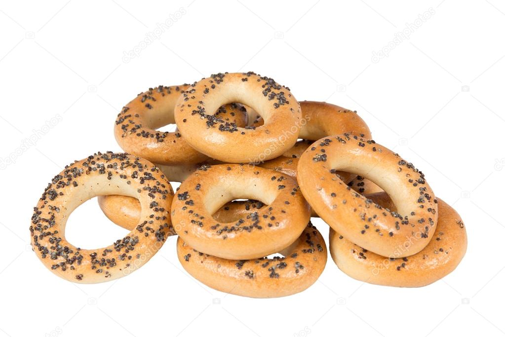 Bagels with poppy seeds