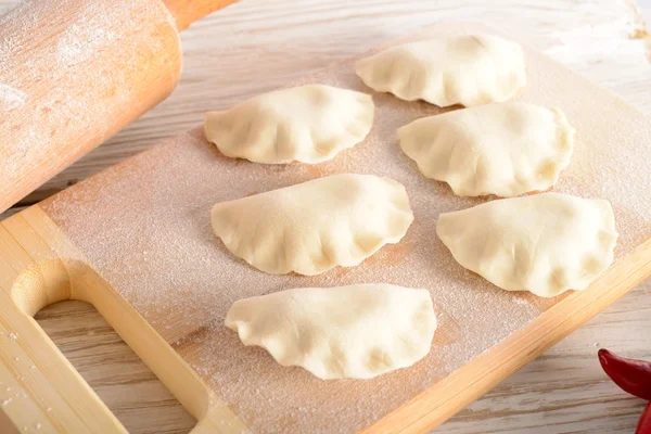 Pierogi.Polish piatto di Natale — Foto Stock