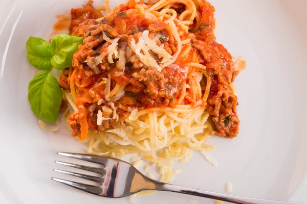 Spaghetti alla bolognese — Foto Stock