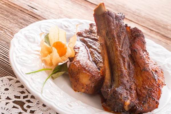 Grilled ribs — Stock Photo, Image