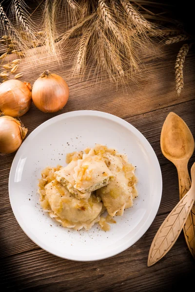 Pierogi.polish 菜 — 图库照片