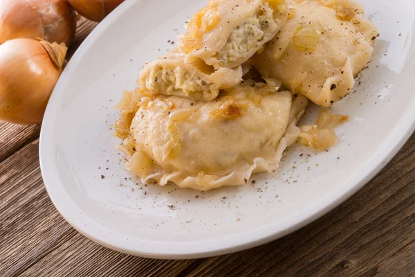 Pierogi.polish Gericht — Stockfoto