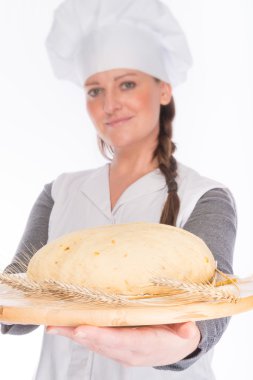 ekmek hamuru ile destekçisi