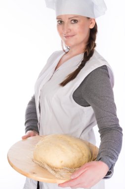 ekmek hamuru ile destekçisi