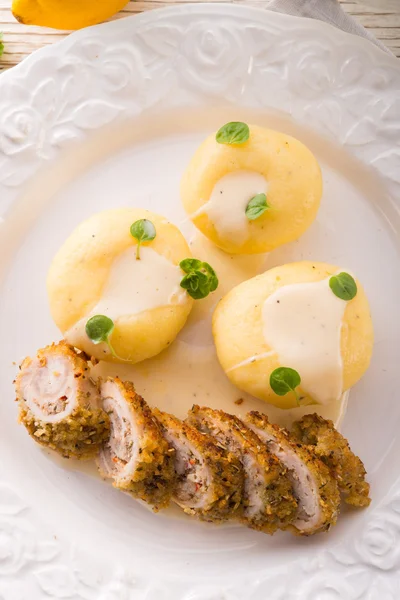 Silesian dumplings — Stock Photo, Image