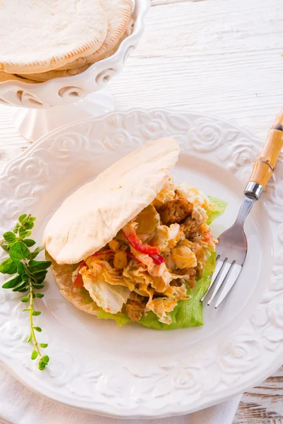 Pita gyro — Stock Photo, Image