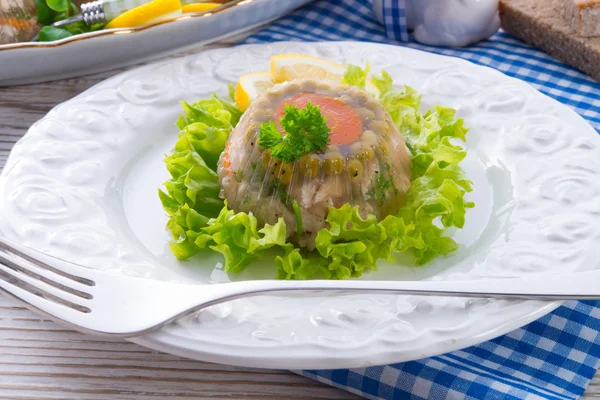 Aspik aus Fleisch — Stockfoto