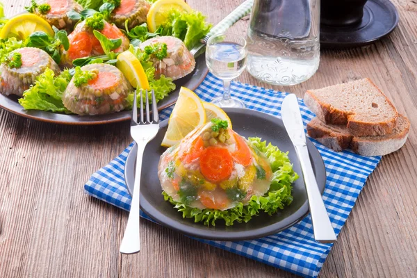 Carne aspic — Foto de Stock