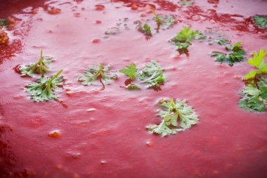 Çin domates çorbası