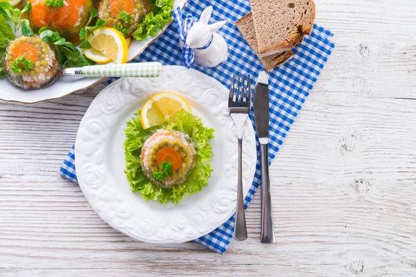 Meat aspic — Stock Photo, Image