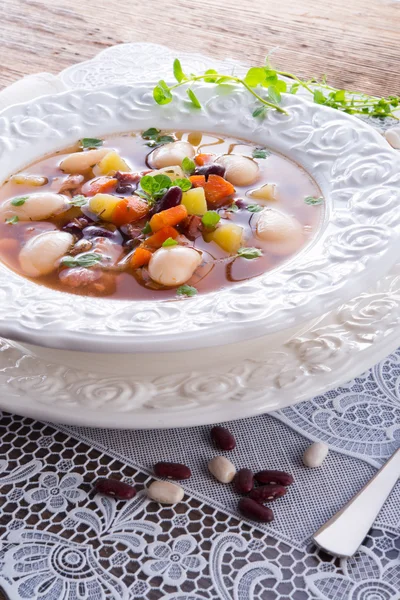 Sopa de frijoles —  Fotos de Stock