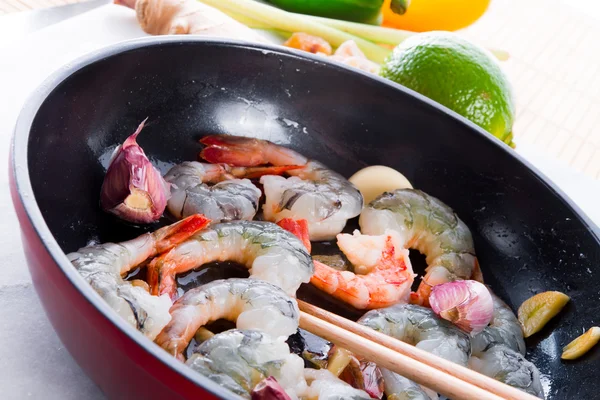 Shrimp roast Indonesian — Stock Photo, Image