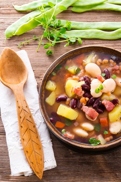 Sopa de frijoles —  Fotos de Stock