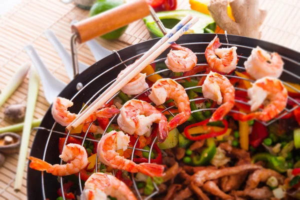 Shrimp roast Indonesian — Stock Photo, Image