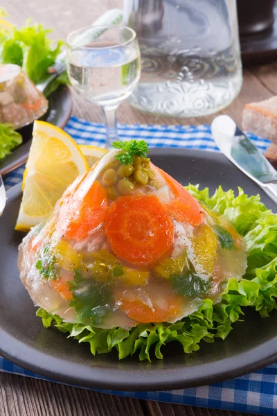 Carne aspic — Foto de Stock