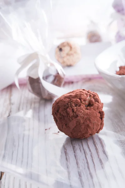 Home-made nibble - muesli - small ball — Stock Photo, Image