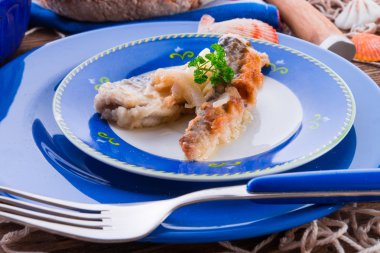 crossly kakma kızarmış tane ringa balığı