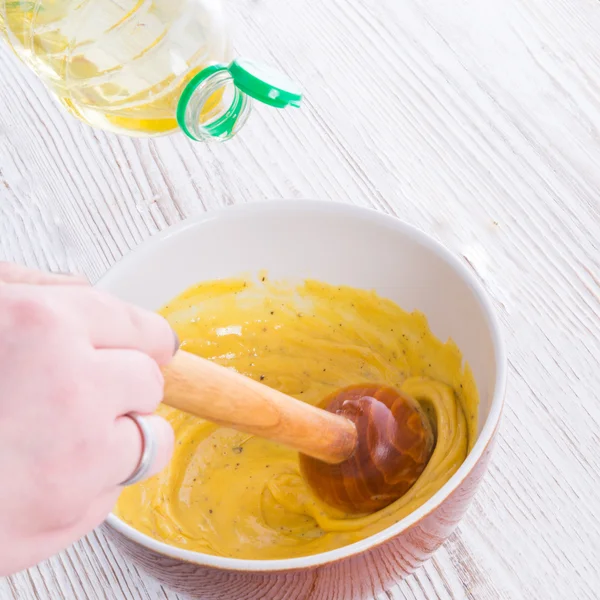 Hausgemachte Mayonnaise — Stockfoto