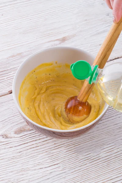 Home-baked mayonnaise — Stock Photo, Image