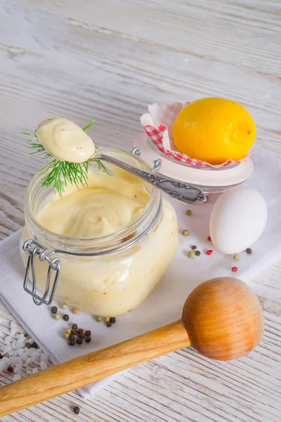 Domácí majonéza — Stock fotografie