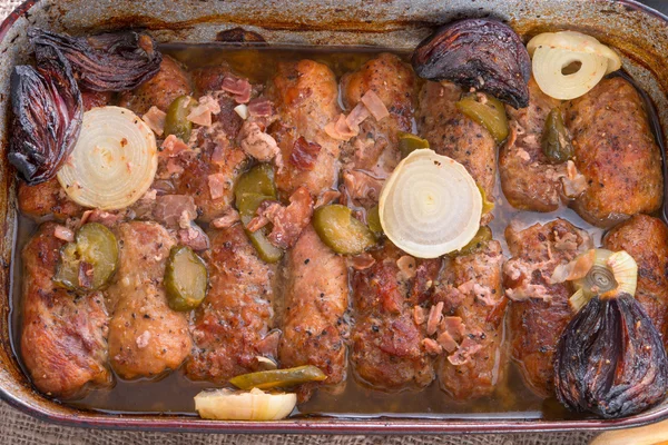 Meat beefs olive — Stock Photo, Image