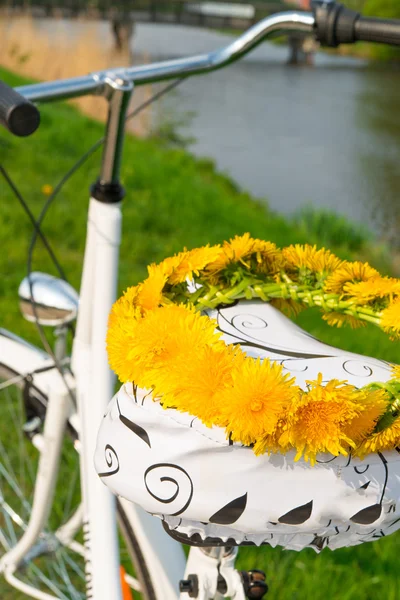 バイクとレイの花の花輪 — ストック写真
