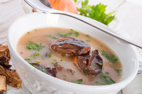 Soupe aux champignons — Photo