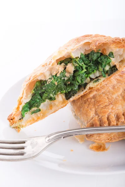 Spinach puff pastry — Stock Photo, Image