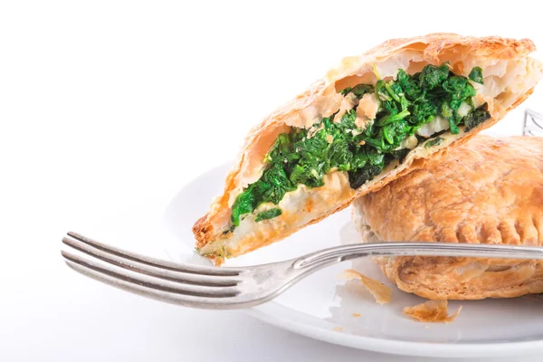 Spinach puff pastry — Stock Photo, Image