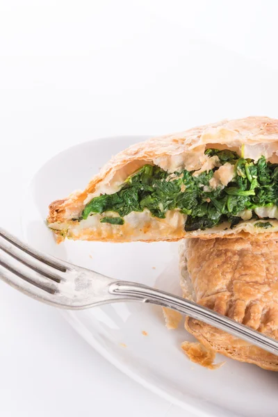 Spinach puff pastry — Stock Photo, Image