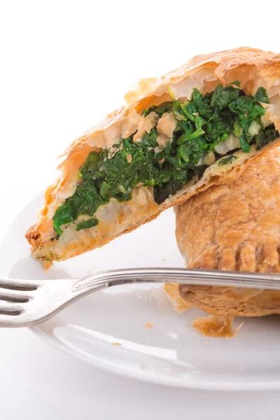 Spinach puff pastry — Stock Photo, Image