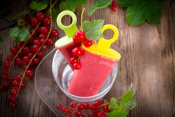 Homemade currant water ice — Stock Photo, Image