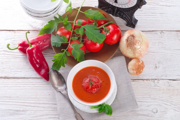 Tomato soup — Stock Image Tomato soup Royalty Free Stock Images