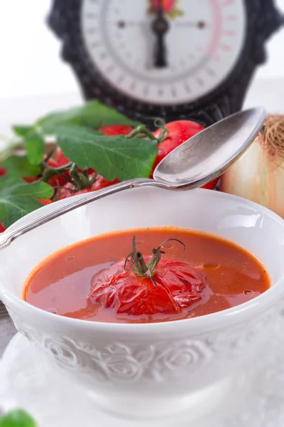 Sopa de tomate — Fotografia de Stock