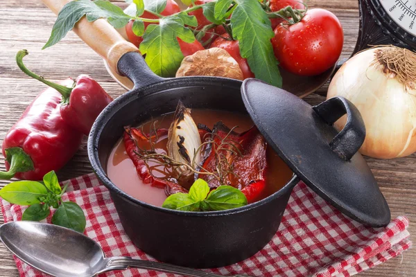 Tomato soup — Stock Photo, Image