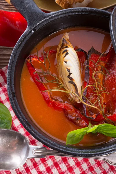 Sopa de tomate — Fotografia de Stock