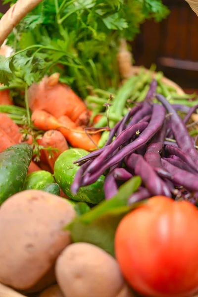 Panier de légumes — Photo