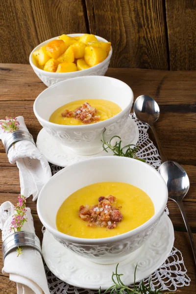 Sopa de crema de patata — Foto de Stock